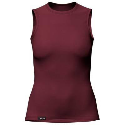 7mesh - Women's Ashlu Merino Base Layer Sleeveless - Merinounterwäsche Gr M rot