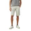 Bermudas S.OLIVER, Herren, Gr. 36, N-Gr, weiß (cloudy weiß), Obermaterial: 98% Baumwolle, 2% Elasthan, unifarben, casual, regular fit kniefrei, Hosen, Sommerhose mit Naht Details
