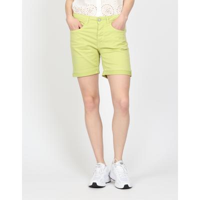 Boyfriend-Hose GANG "GANG Hosen Shorts 94NICA SHORTS", Damen, Gr. 26, Normalgrößen, grün (linden grün), 97% Baumwolle, 3% Elasthan, Hosen Image