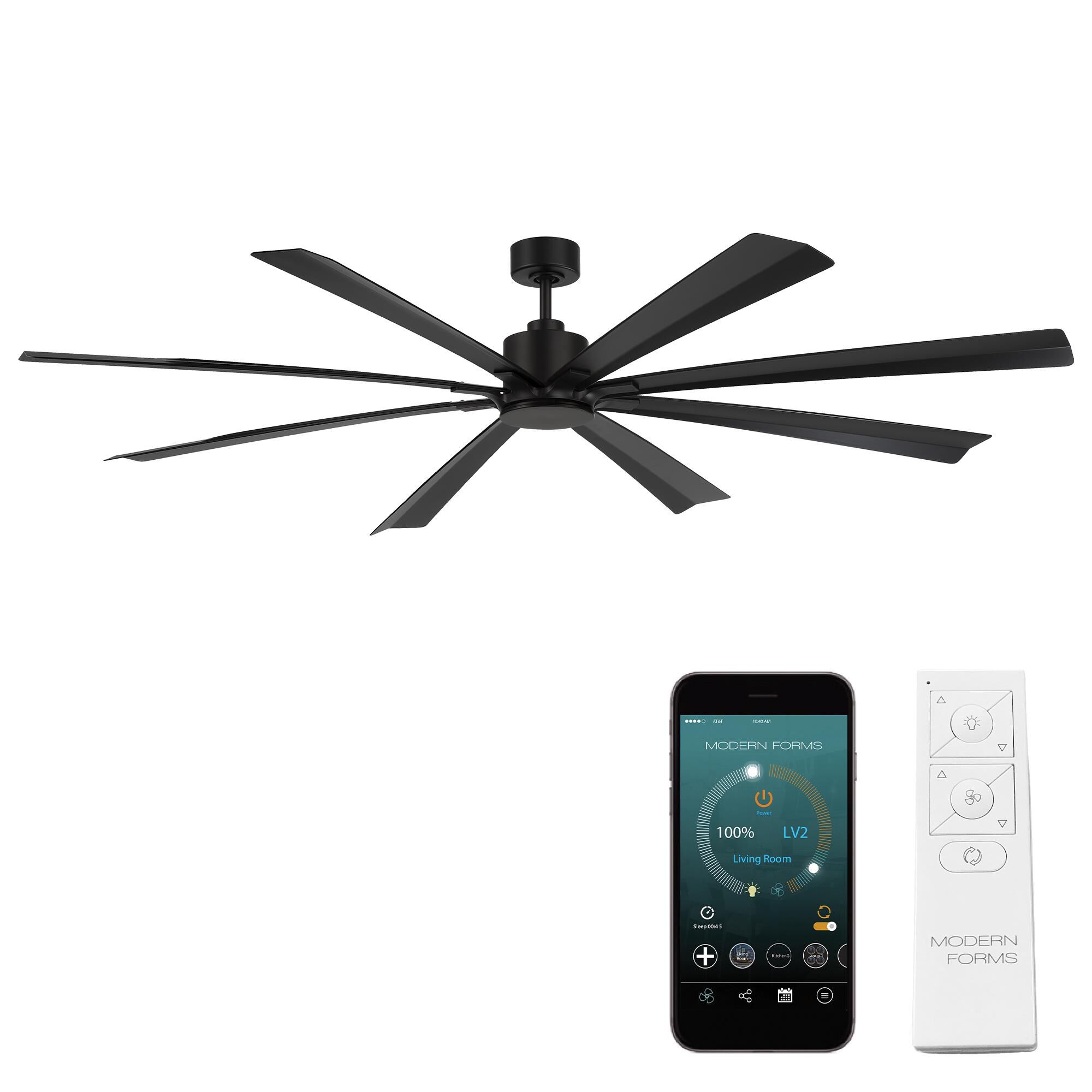 Modern Forms Size Matters 84 Inch Ceiling Fan - FR-W2403-84-MB