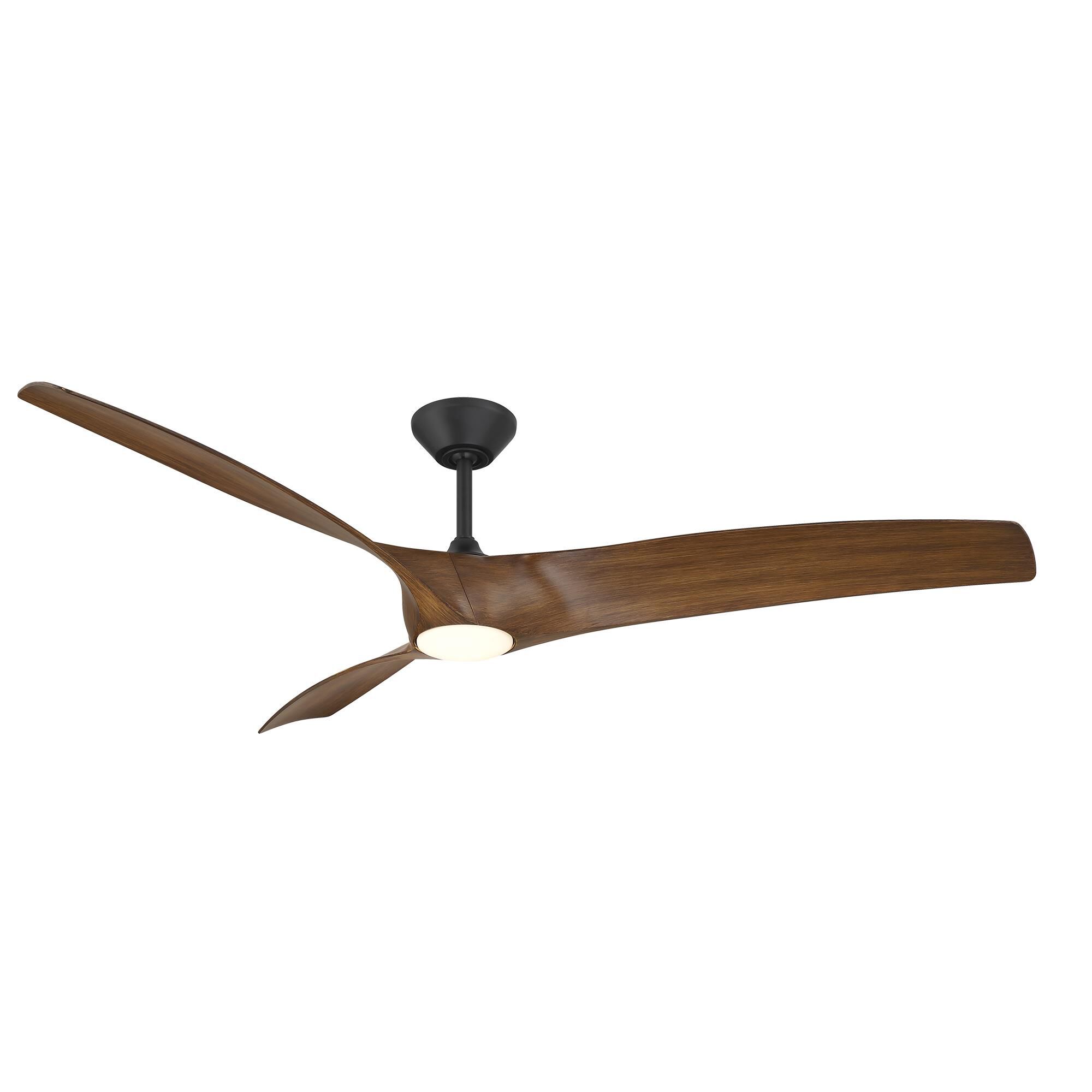 Modern Forms Zephyr 72 Inch Ceiling Fan with Light Kit - FR-W2006-72L-MB/DK