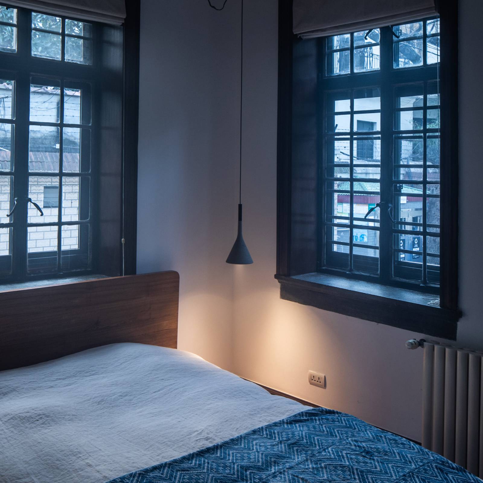 Foscarini Hängelampe Aplomb Mini, dimmbar, alu / grau / zink, für Küche, Beton, Design, Pendelleuchte