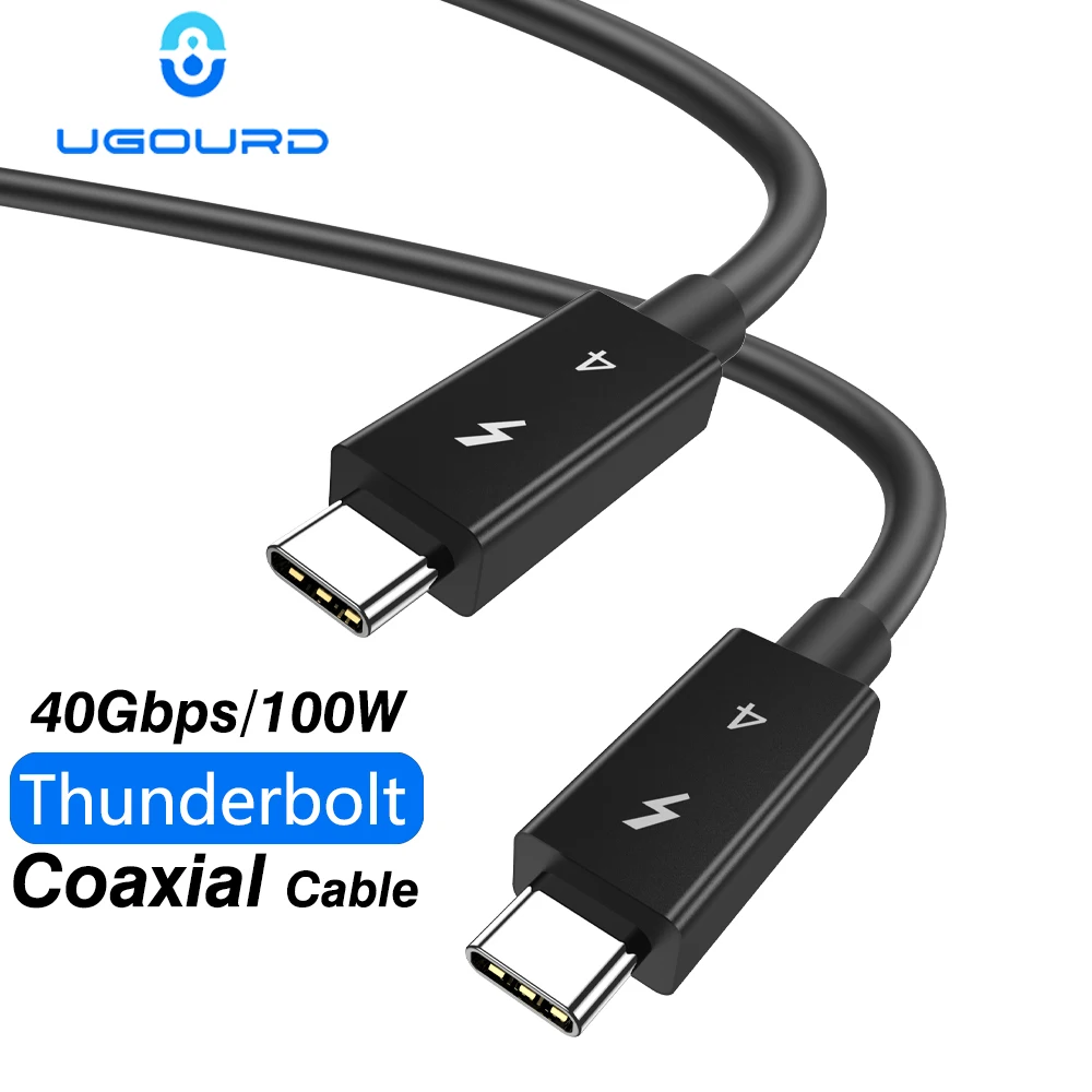 40 Gbit/s 100 W Koaxialkabel Thunderbolt 4 Typ C Egpu-Kabel 2 m Thunderbolt3 Datenübertragung USB 4-Kabel 8K 60 Hz für MacBook LG Dell Image