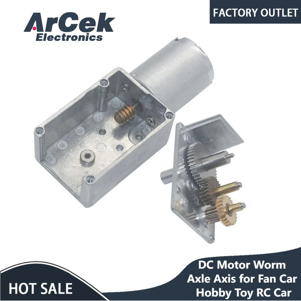 Gleichstrom motor 12V 1 2 3 5 10 15 20 30 50 100 150 200 250 U/min Gleichstrom motor Schnecken achse für Lüfter auto Hobby Spielzeug RC Auto