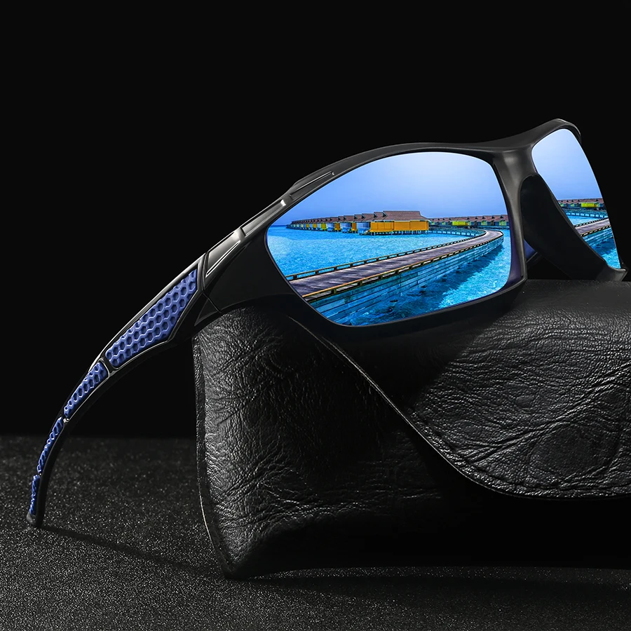 Modische Vintage-Sonnenbrille für Autofahren, Angeln, Radfahren, Sport, für Männer und Frauen, zum Laufen, Bergsteigen, Sport-Sonnenbrille, Retro-Brillen