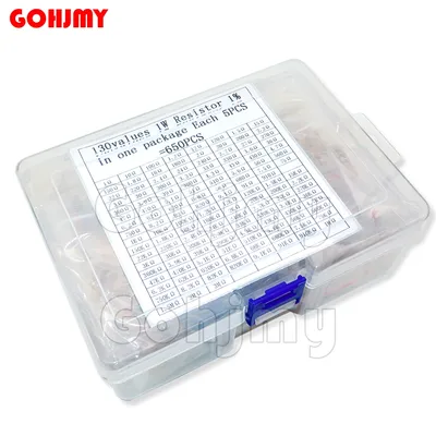 650 stücke 1% Werte x 5 stücke 1w Metall film widerstände sortiert Pack Kit Set Lot Widerstände Image