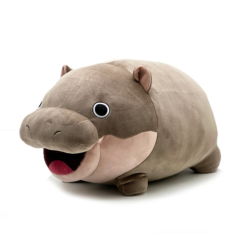 21 cm Moo Deng Plüsch Niedliche Cartoon-Hippo-Plüschtiere Weiche Stofftier-Plüschtiere Spielzeug Mädchen Junge Geschenk Image