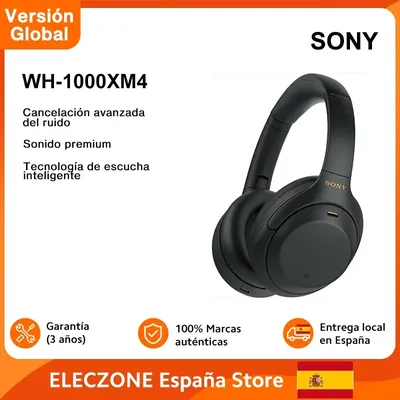SONY WH-1000XM4 Kabelloser Kopfhörer mit Geräuschunterdrückung, Mehrpunkt-Bluetooth-Verbindung, Image