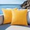 Einfache Farb-Kissenbezüge für den Außenbereich wasserdichte Technologie beschichtete Kissen für Garten-Sofas modern und schlicht 1 Stück