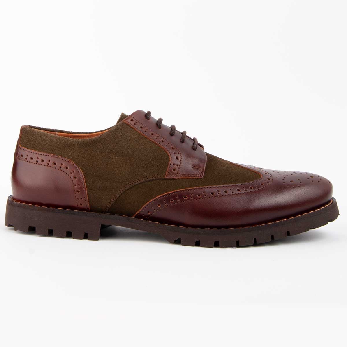 Purapiel Oxford-Schuh Herac Grün EU43