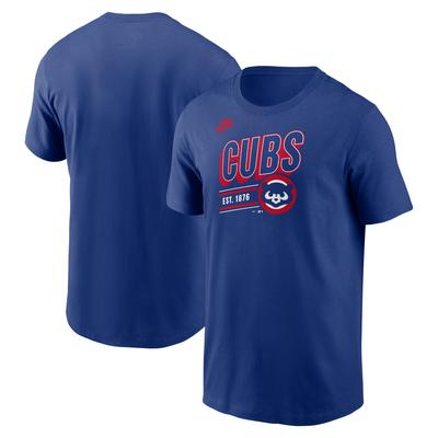 Chicago Cubs Nike Cooperstown Retro Baumwoll-T-Shirt – Herren Image