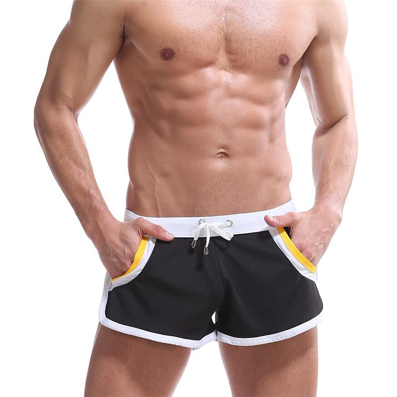 Men's Running Shorts Athletic Shorts Gym Shorts Marathon One-third Shorts Retro Bottoms Athletic Summer Cotton Quick Dry Soft Moisture Wicking Breathable Gym Workout Jogging Running Sportswear
