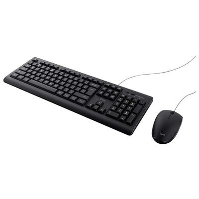 Trust Tastatur-Maus-Set (kabelgebunden) »TKM-250« schwarz