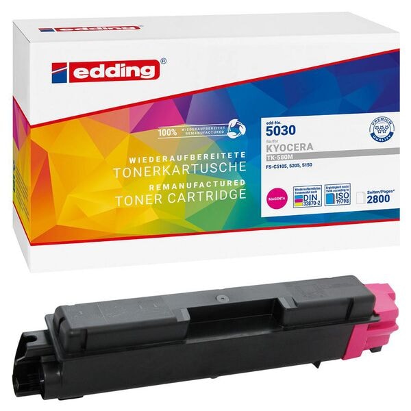 Edding Toner ersetzt Kyocera »580M« magenta pink Image