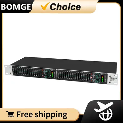 EQ215S New Active Balanced Dual 15 Band Graphic Equalizer Power Equalizer Digital Audio Sound