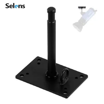 Selens 6cm/12cm/16cm Pin Plate Wall Ceiling Mount Mini Wall Holder For Photo Studio Light Stand