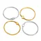 Bracelet de salle de haute qualité pour femme, plaqué or, rond, fermoir en forme de cœur, convient aux bijoux de fête, cadeaux de mariage, original, 1 pièce
