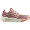 Wanderschuh SALOMON "PATROL J", Gr. 32, burlwood, vanilla ice, emberglow, Textil, Synthetik, sportlich, Schuhe, wasserdicht