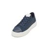 Sneaker MARC O'POLO "im klassischen Vulka-Look", Damen, Gr. 38, blau (navy), Obermaterial: 100% Baumwolle, unifarben, Schuhe