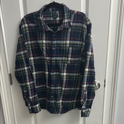 J. Crew Shirts | L.L. Bean Men's Blue Plaid Shirt | Color: Blue/Red | Size: Xl