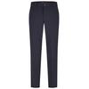 Chinohose BRÜHL "Aversa", Herren, Gr. 26, EURO-Größen, blau, 79% Polyamid, 21% Elasthan, unifarben, casual, lang, Hosen, aus Techno-Jersey