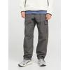 Cargohose JACK & JONES "JPSTKANE BARKLEY CARGO PANT NOOS", Herren, Gr. 32, Länge 32, grau (castlerock), Web, Obermaterial: 100% Baumwolle, unifarben, modisch, relaxed fit knöchellang, Hosen