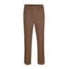 Stoffhose BRÜHL "Gustav", Herren, Gr. 26, EURO-Größen, beige (sand), 3% Elasthan, 97% Baumwolle, unifarben, casual, lang, Hosen, aus Popeline-Stretch