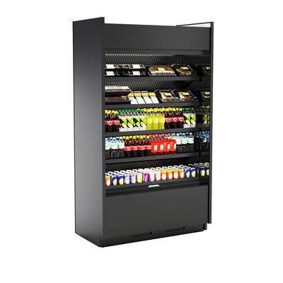 Structural Concepts BN47R 47 5/8" Oasis Vertical Open Air Cooler w/ 5 Levels, 208-240v, Black