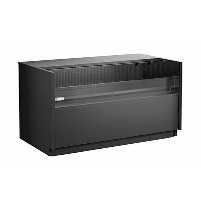 Structural Concepts C53R-UC 59 5/8" Oasis Vertical Open Air Cooler w/ 1 Level, 110-120v, Black