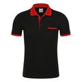 Homme POLO Tee Shirt Golf Plein Air Casual Col polo Col polo côtelé Manche Courte Sportif Décontractées Bloc de couleur Poche Bouton devant Eté Printemps Coupe ajustée Vert printanier Vin Rouge Bleu