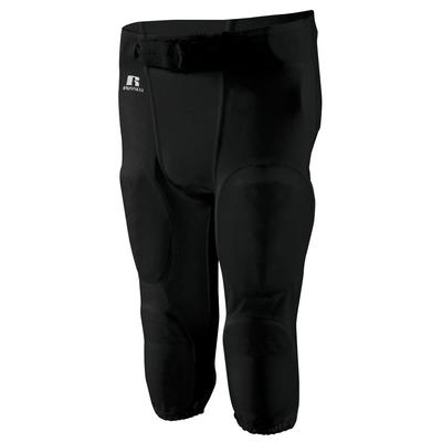 Russell Athletic F25PFP Practice Football Pant in Black size Small | Polyester