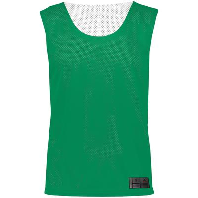 Augusta Sportswear AS9718 Youth Mesh Reversible Pinnie in Kelly/White size XL | Polyester 9718