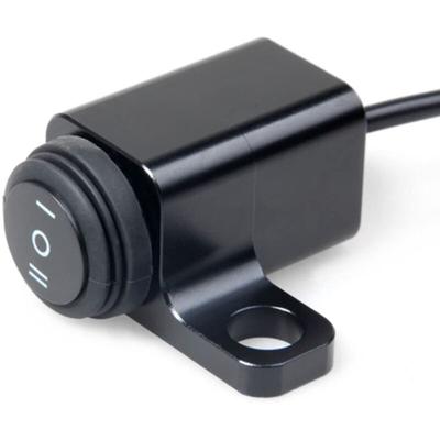 Stück 12 V 15 A CNC-Motorradschalter, wasserdicht, EIN/AUS, EIN, Lenkersteuerschalter für Image