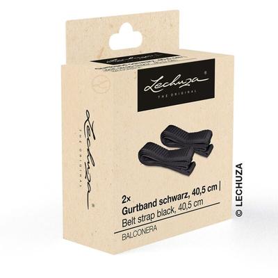 Lechuza - Ersatzteil 2 Gurtbänder Schwarz 40,5 cm für Balkonkastenhalterung Image