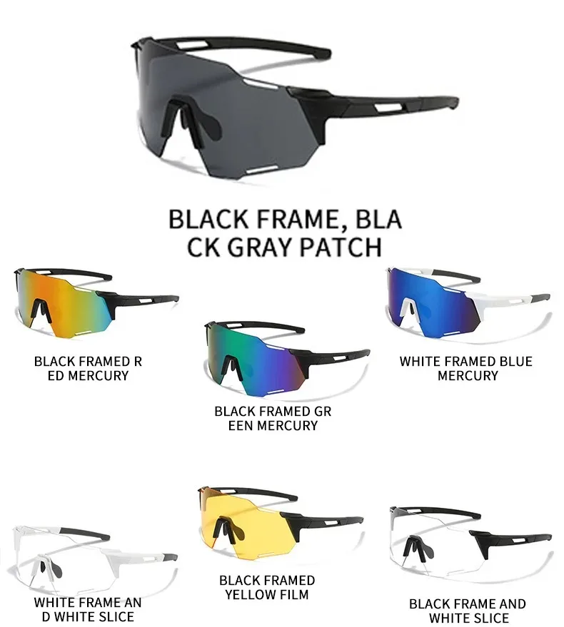 Polarisierte, winddichte Sport-Fahrradbrille – staubdichte Fahrrad-Sonnenbrille für Rennrad, Golf, Laufen und Outdoor-Aktivitäten 2025 Image
