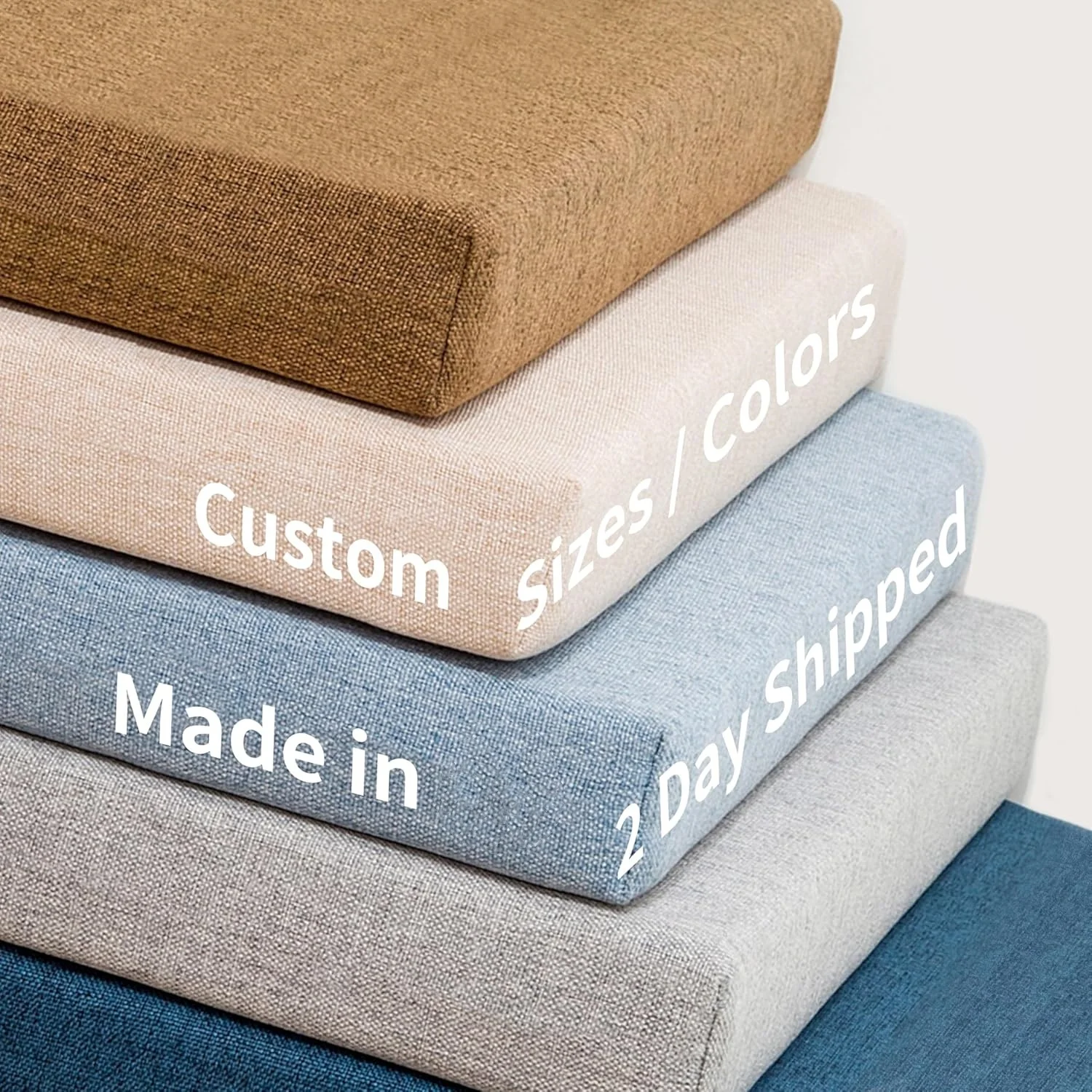 Benutzerdefinierte Bankkissen Stuhlsitz Sofakissen Erkerfensterkissen Indoor Outdoor Kissen für Gartenbank Sitz Schaukel Rücksitz