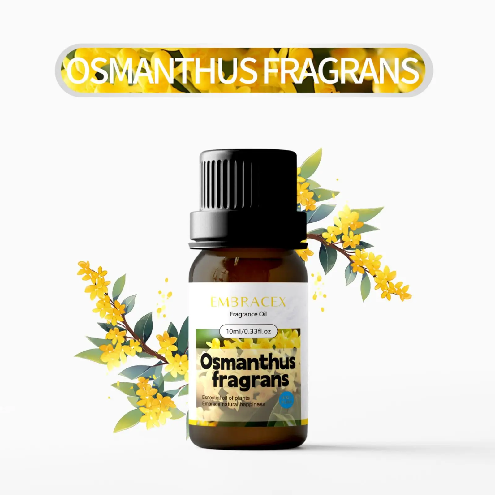 10 ml Osmanthus fragrans Ätherische Öle Blumenparfüm Auto Geschenke Duft für Frau ätherisches Öl Auto Lufterfrischer Image