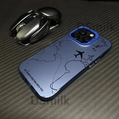 Flugzeug beliebte Design Handyhülle für iPhone 16 15 14 13 Pro 12 11 Pro Xs X XR Max Laser Hard PC+TPU Cases Back Cover-H367P3