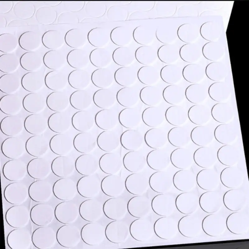 Doppelseitiges, klares, klebriges Punktband, Ballon-Klebepunkt-Klebstoff, für Geburtstag, Hochzeit, Party, Luftballons, Kleber, Aufkleber, Fotos, Ständer, Bogen Image