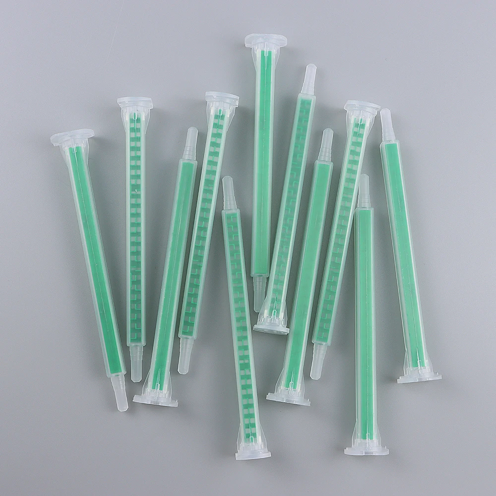 10/20/50/stücke Epoxidharz Mischdüse Mixer Kunststoff Harz Mischspitze für AB Kleber Pistole Zwei Komponenten Flüssigkeit Mixer Image