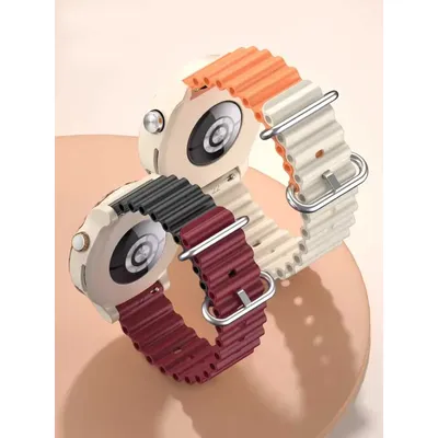 Ocean Uhrenarmband für Samsung Galaxy 4/5/6/7/Classic 46 mm/Active 2/Gear Silikon 22 mm 20 mm Armband Huawei Watch GT2/2e/Pro Armband Image