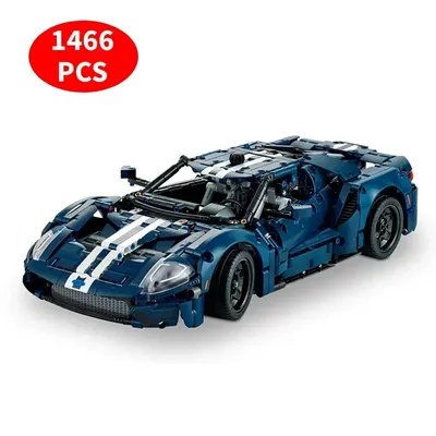 Technical Classic Racing Car Building Blocks Set Expert Sport Vehicle Model Moc Bricks DIY Toys For