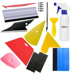 Car Window Tint Kit, Window Film Complete Installation Kit Vinyl Wrap Application Tool Kit Professional Window Tint Tools
