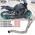 Per YAMAHA MT09 MT 09 FZ09 FZ 09 XSR900 XSR 900 GT 2024 2025 Moto Sistema di Scarico Marmitta Tubo di Collegamento Anteriore Con Catalizzatore