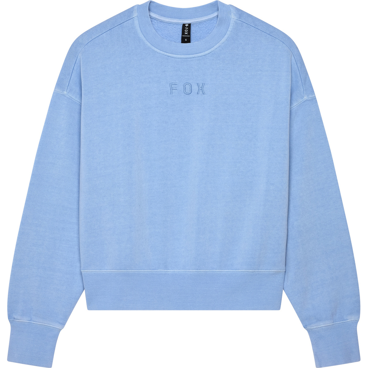 Fox Damen Wordmark Fleece Pullover (Größe L, blau)