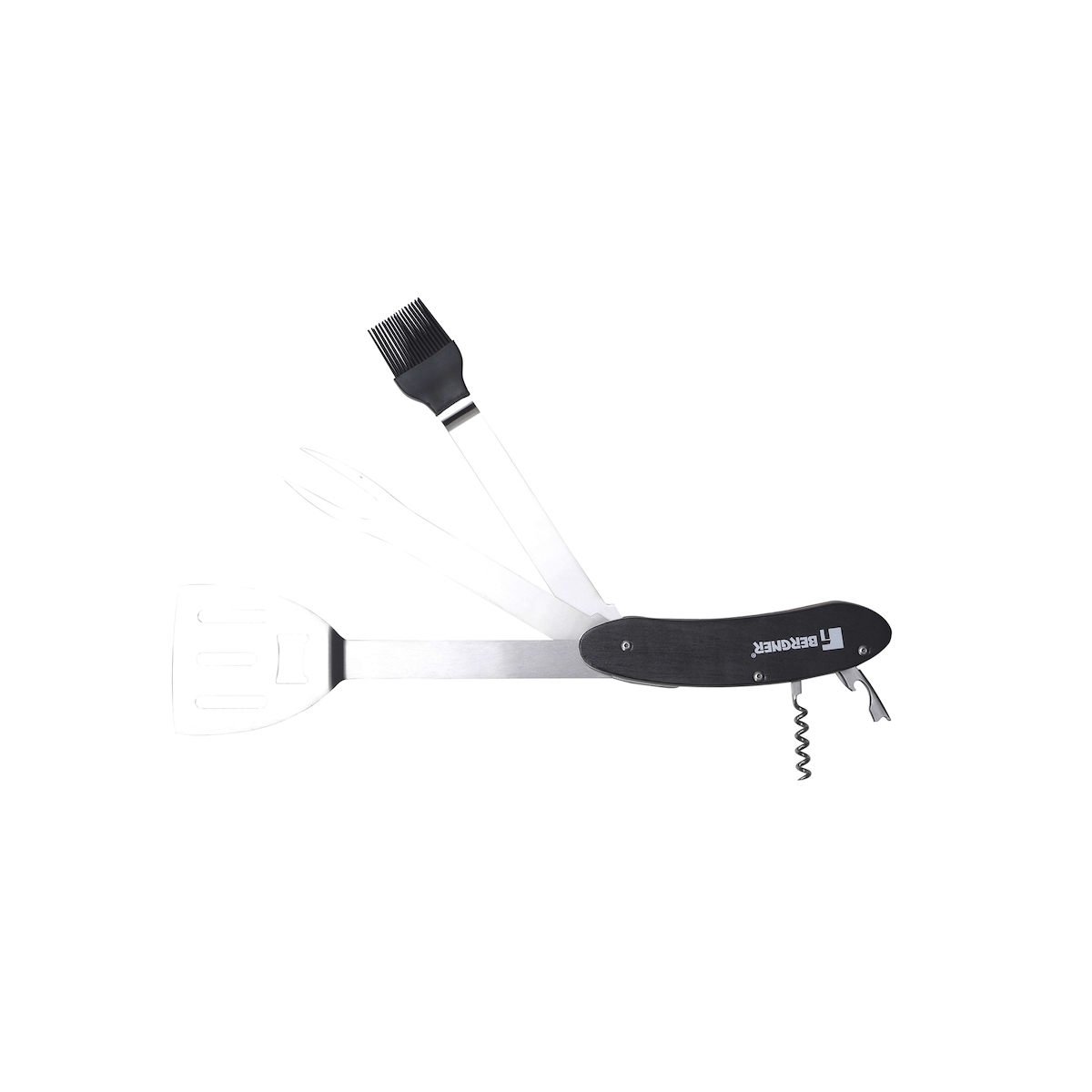 BERGNER - Mehrzweck-5-in-1-Grillset in Schwarz – In Black-Kollektion Image
