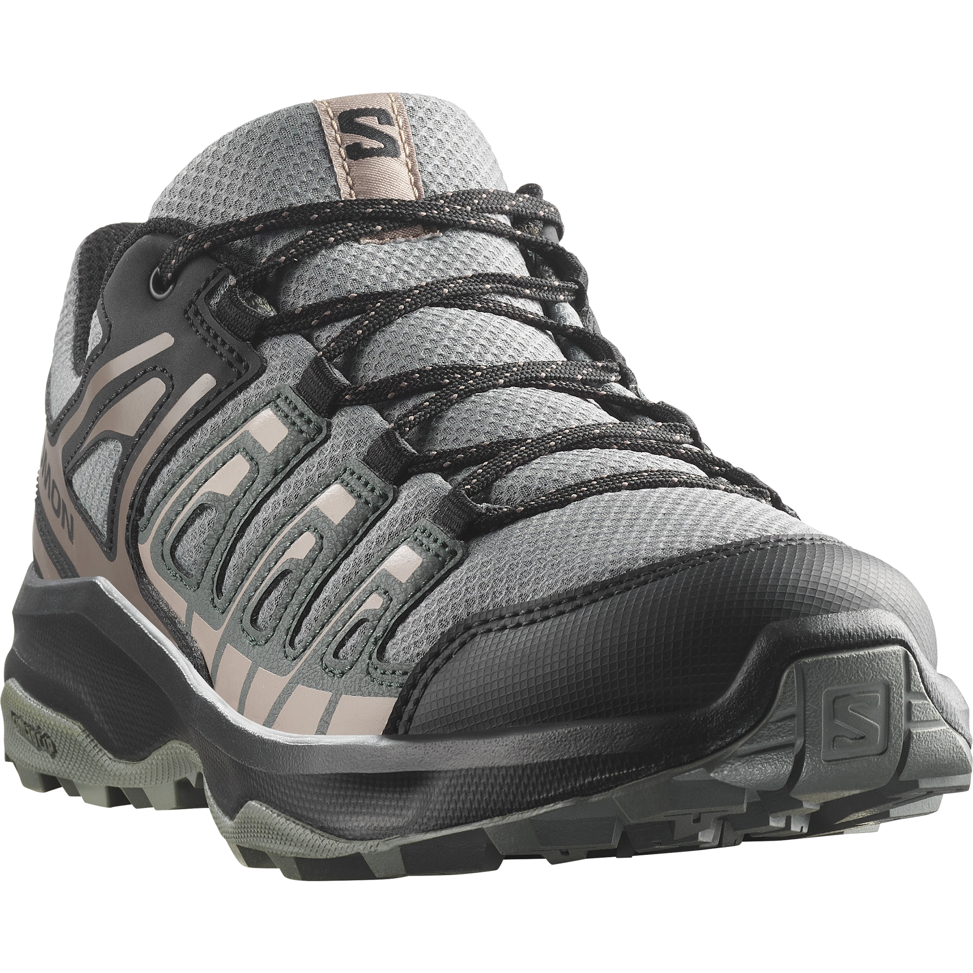 Wanderschuh SALOMON "EXTEGRA W", Damen, Gr. 38, sedona sage, urban chic, etherea, Synthetik, Textil, Schuhe Wanderschuh, wasserdicht, Topseller