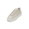 Sneaker MARC O'POLO "aus hochwertigem Rindleder", Damen, Gr. 36, grau (gray silk), Obermaterial: 100% Leder, unifarben, Schuhe