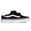 Sneaker VANS "Brooklyn LS V", Gr. 31, ba2, suede, canvas schwarz, weiß, sportlich, Schuhe