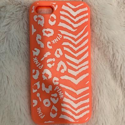 Pink Victoria's Secret Accessories | Victoria’s Secret Pink Rubber Case For Iphone 5/5s | Color: Orange | Size: Iphone 5/5s